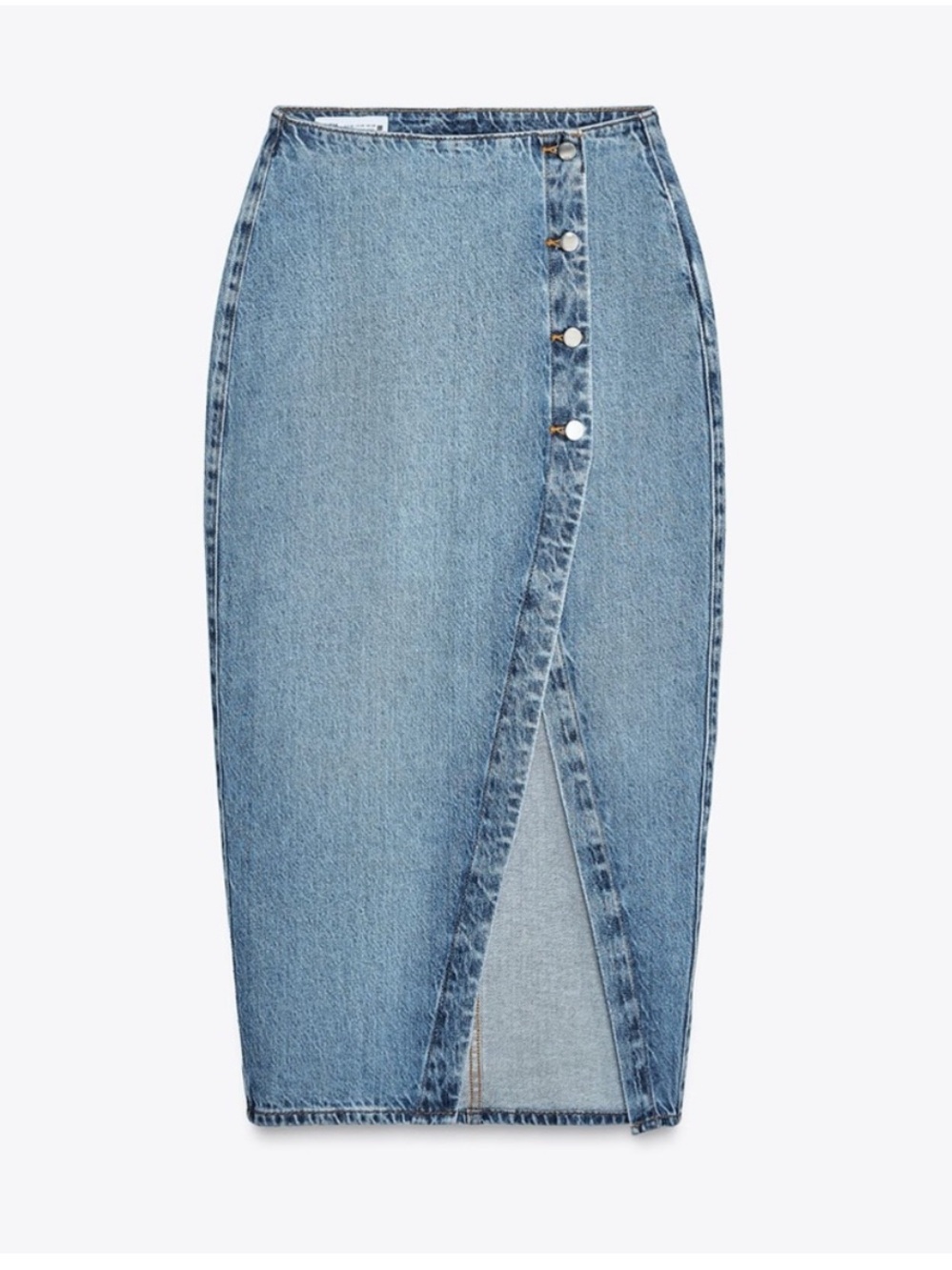 Zara Denim Wrap Skirt